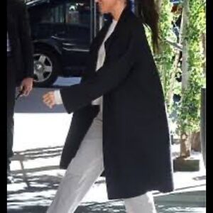 Stylish Black Overcoat